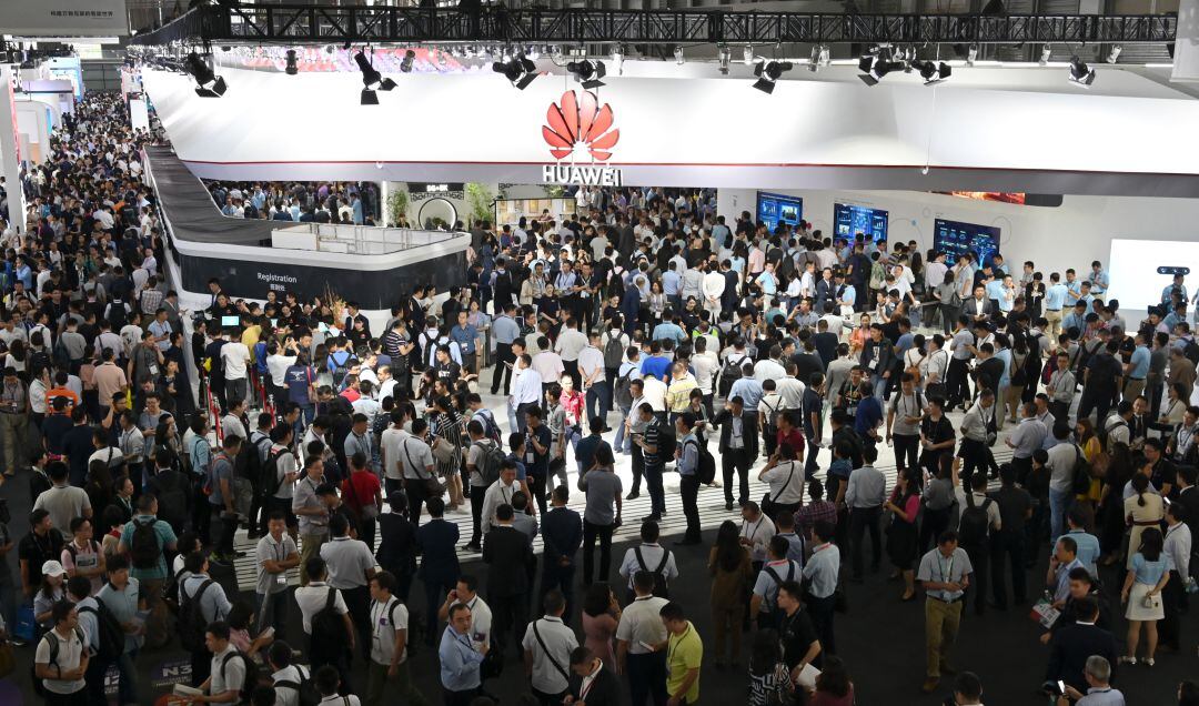 Stand de Huawei durante la pasada edición del Mobile World Congress.