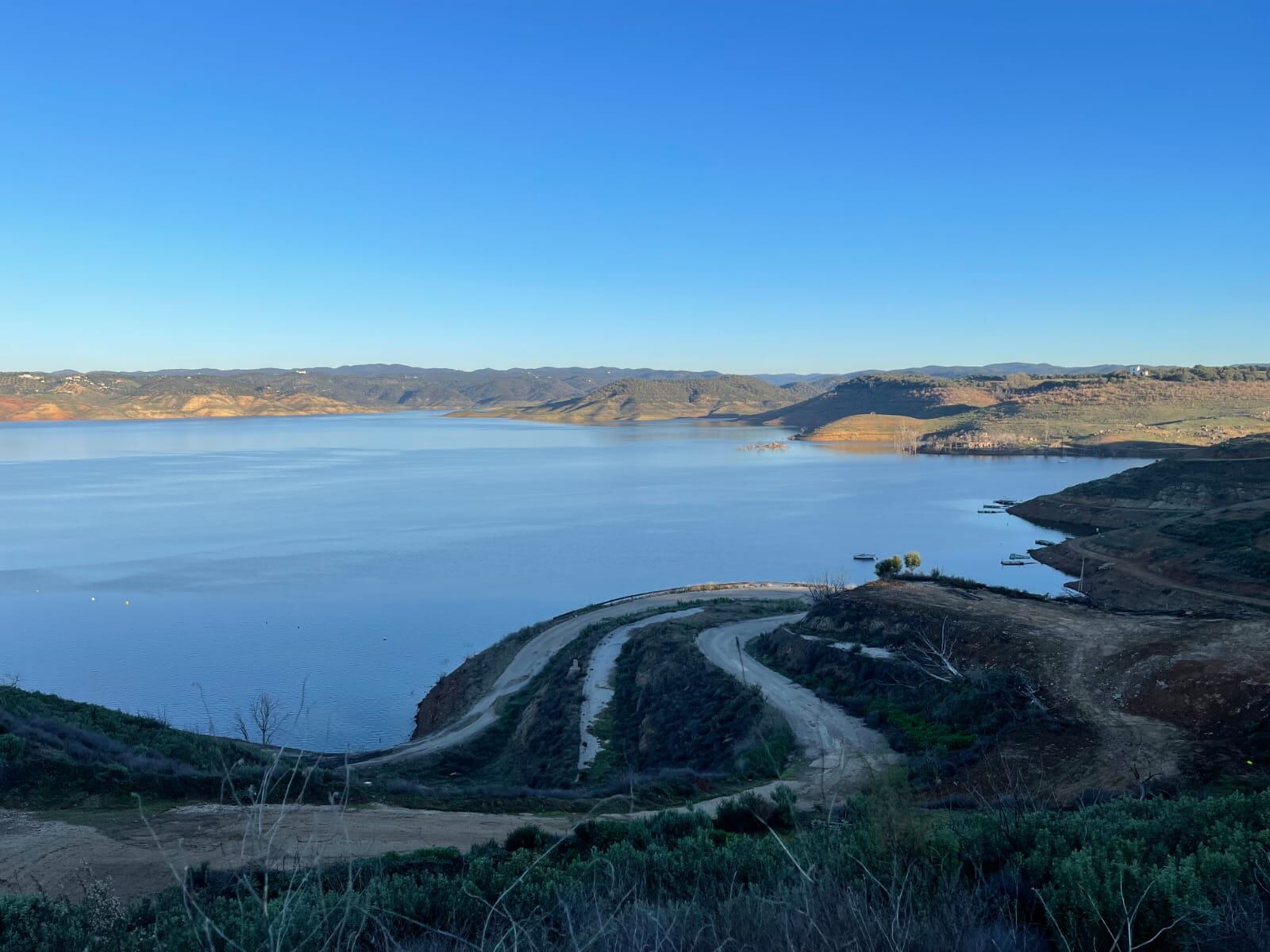 Embalse de La Breña II en Almodóvar del Río