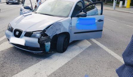 Imágenes del coche siniestrado