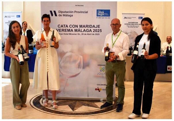 4 bodegas malagueñas ofrecieron una cata maridaje con productos Sabor a Málaga