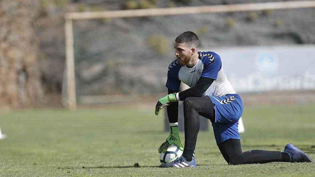 Carlos Abad, durante su etapa en el Tenerife.