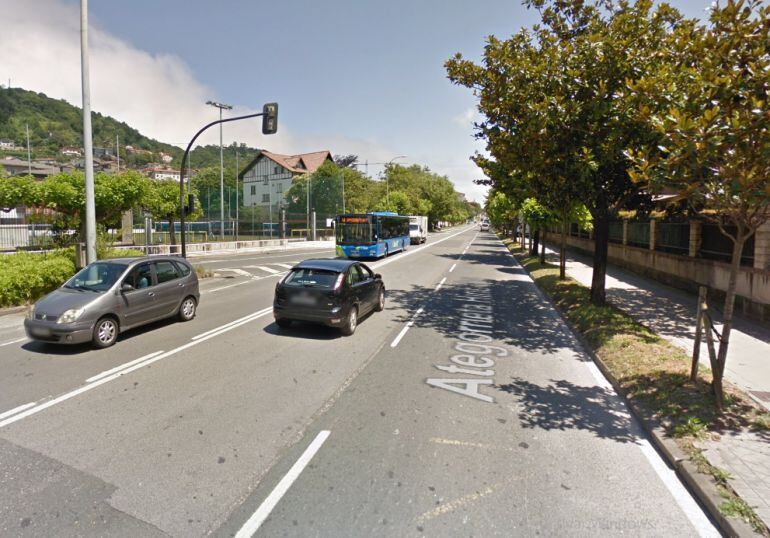 El acciedente se ha producido en la Avenida Navarra con Ategorrieta