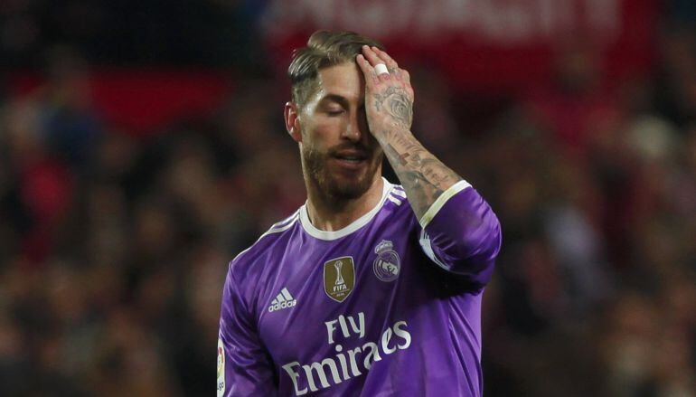 El defensa del Real Madrid Sergio Ramos.