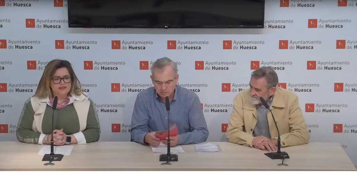 Momento de la presentación de los actos de Studiosi pro Universitate en Huesca