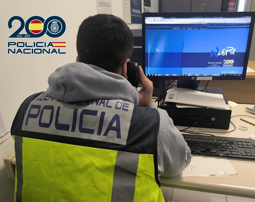 Intervención de la Policía Nacional contra la pornografía infantil en Ronda