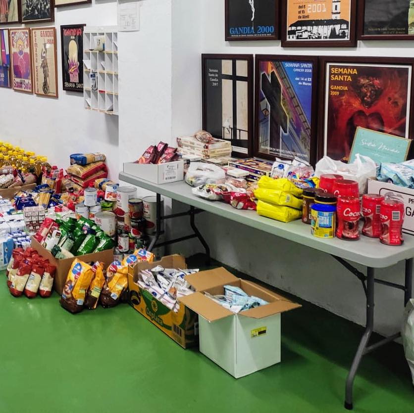 Es la primera vez que la recogida de alimentos se realiza en la calle y no en el propio Local Museo.