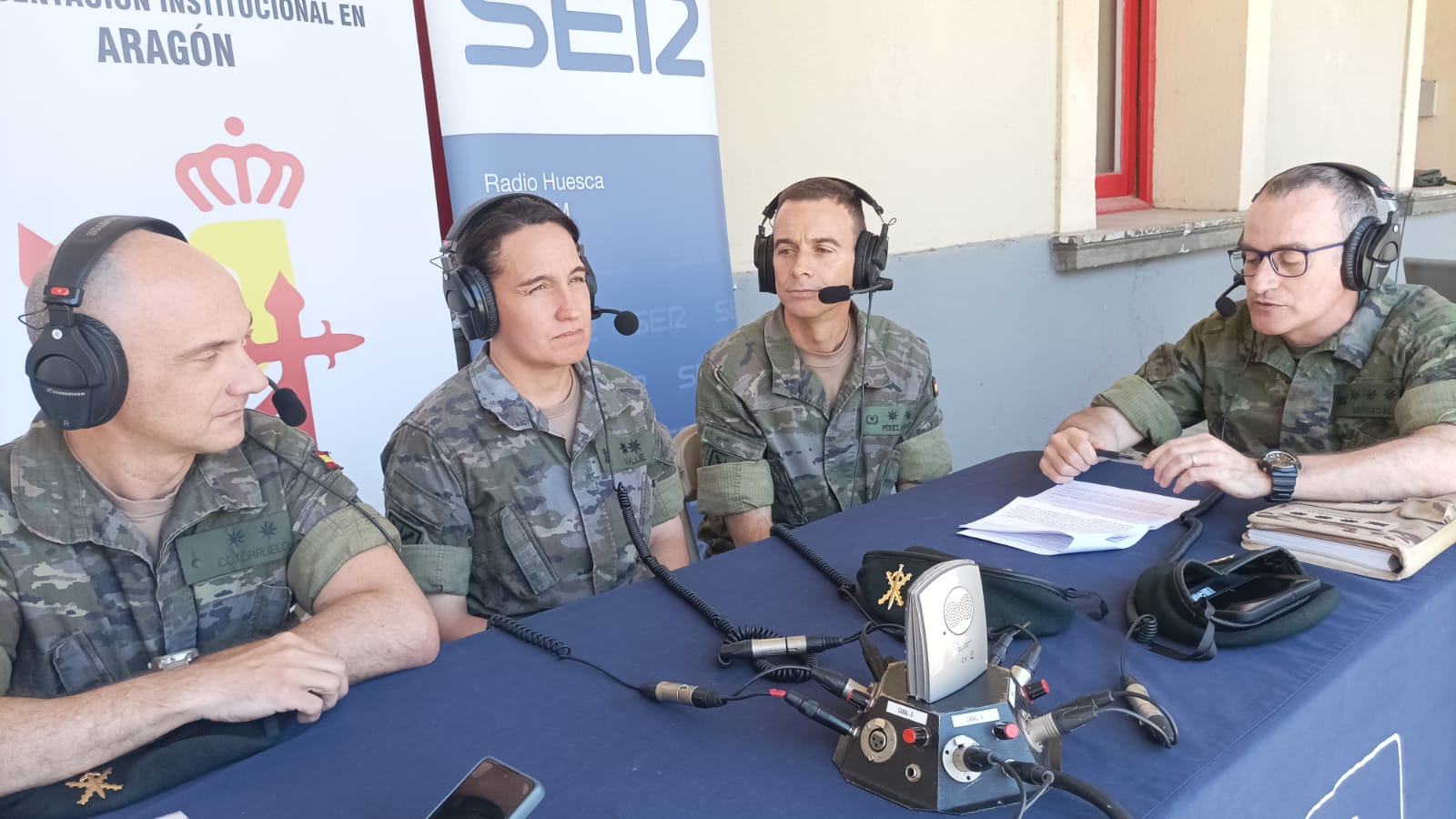 Francisco javier Cotorruelo, Sandra Valle Rubio , Alberto Pérez Montes junto a Fernando García Mercadal