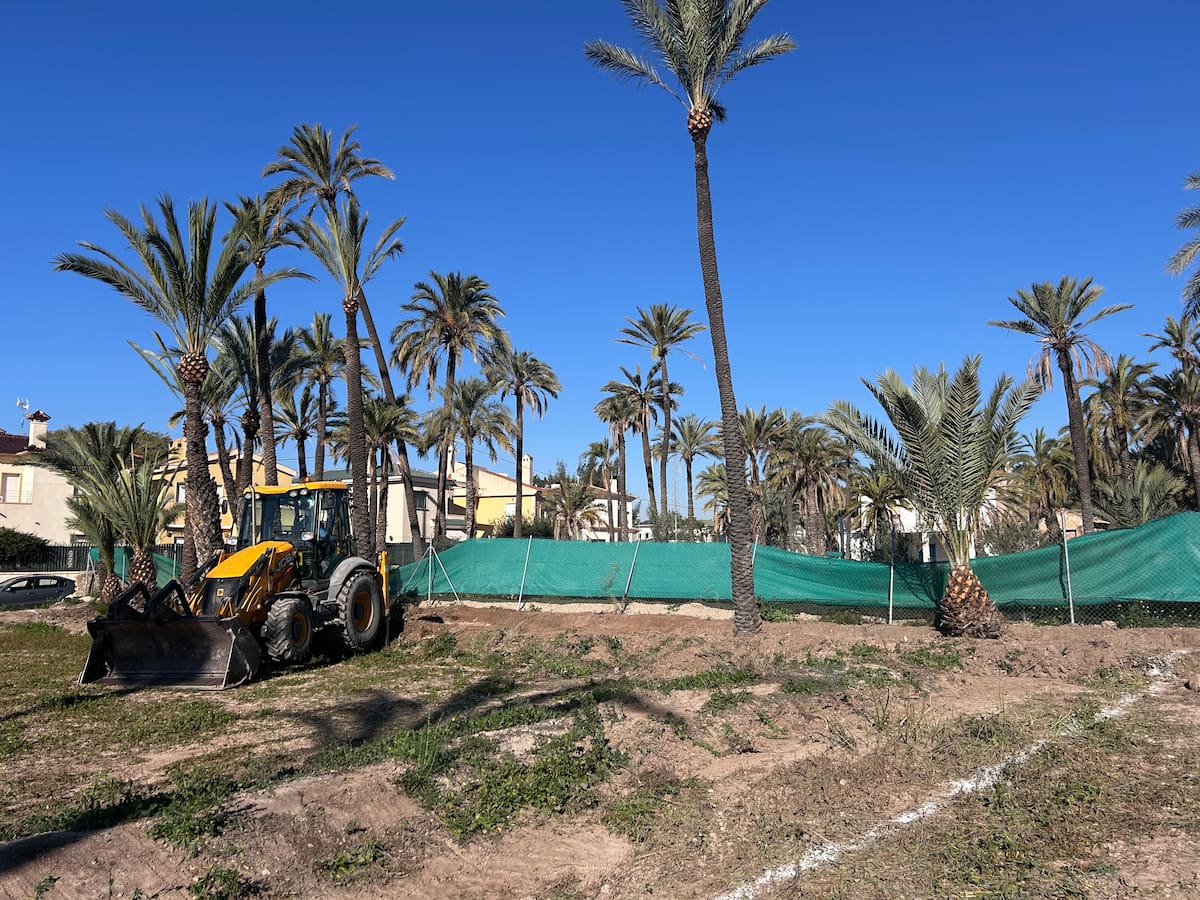 El Ayuntamiento de Elche encara la restauración del Huerto del Bosquet