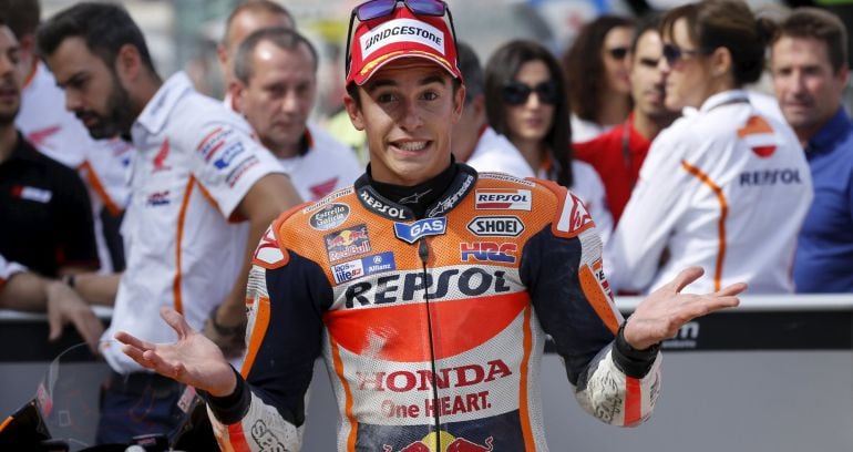 Marc Márquez, en la última carrera disputada en Motorland.