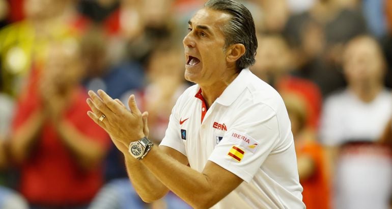 El técnico del equipo español Sergio Scariolo.