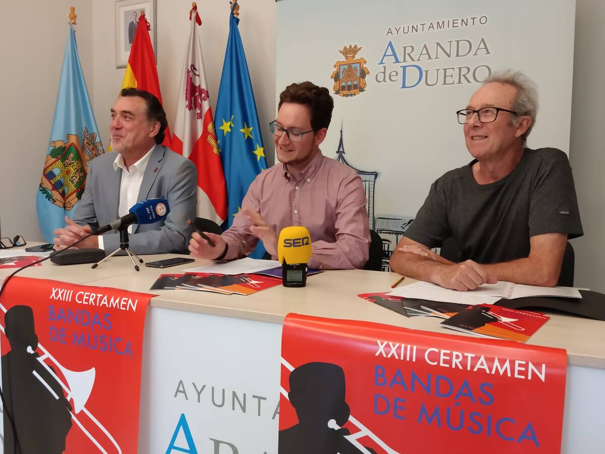 Todo preparado para el certamen de bandas de Aranda de Duero