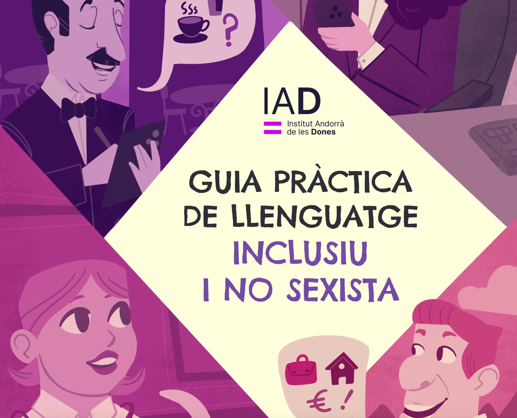 Portada de la guia de llenguatge inclusiu que ha elaborat l&#039;IAD.
