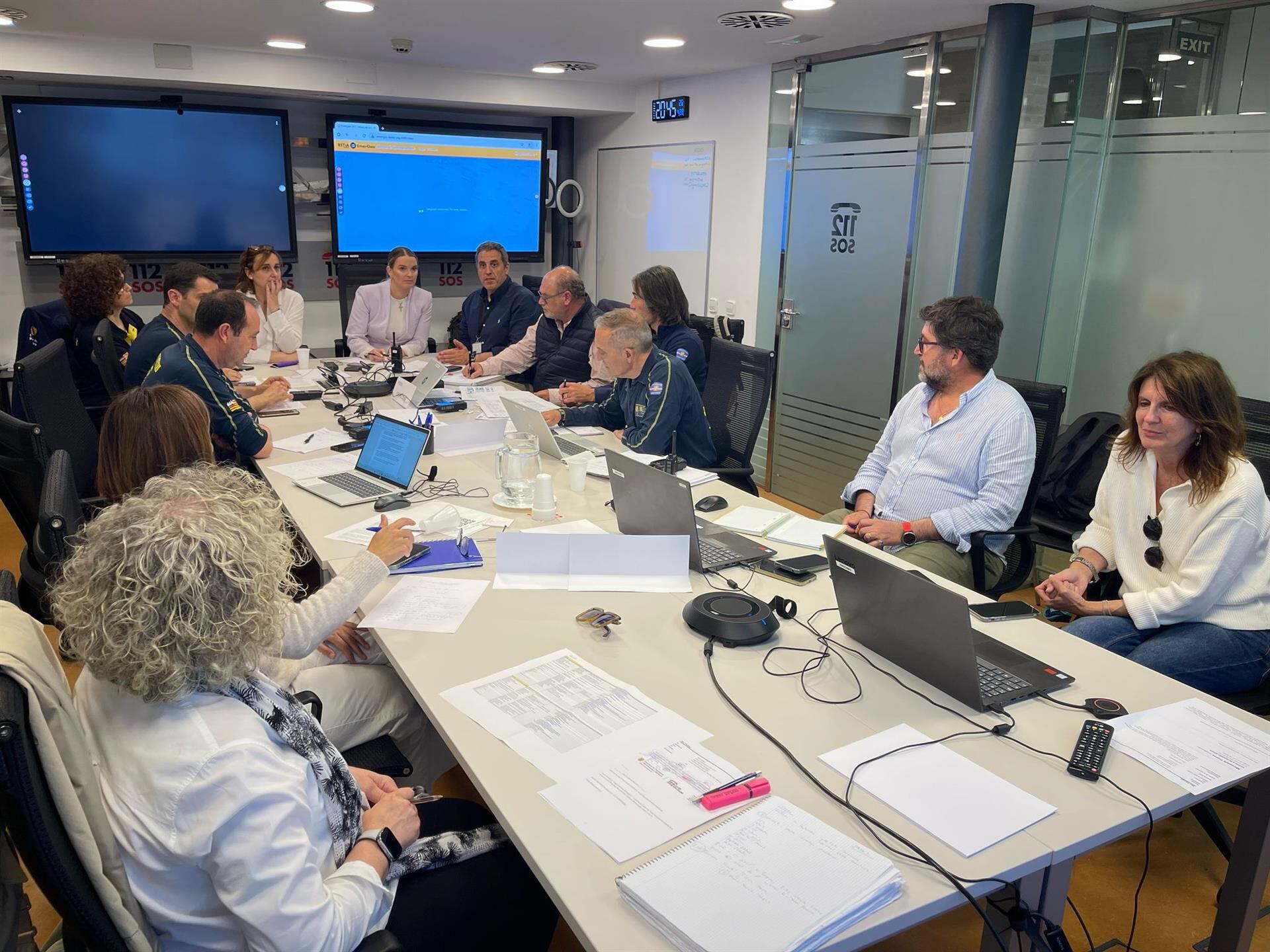 La presidenta del Govern, Marga Prohens, asiste a la reunión técnica del Platerbal. 28/04/25 - Conselleria de Presidencia