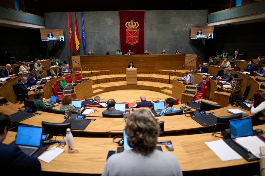 El Parlamento de Navarra ha celebrado un pleno monográfico sobre Educación.