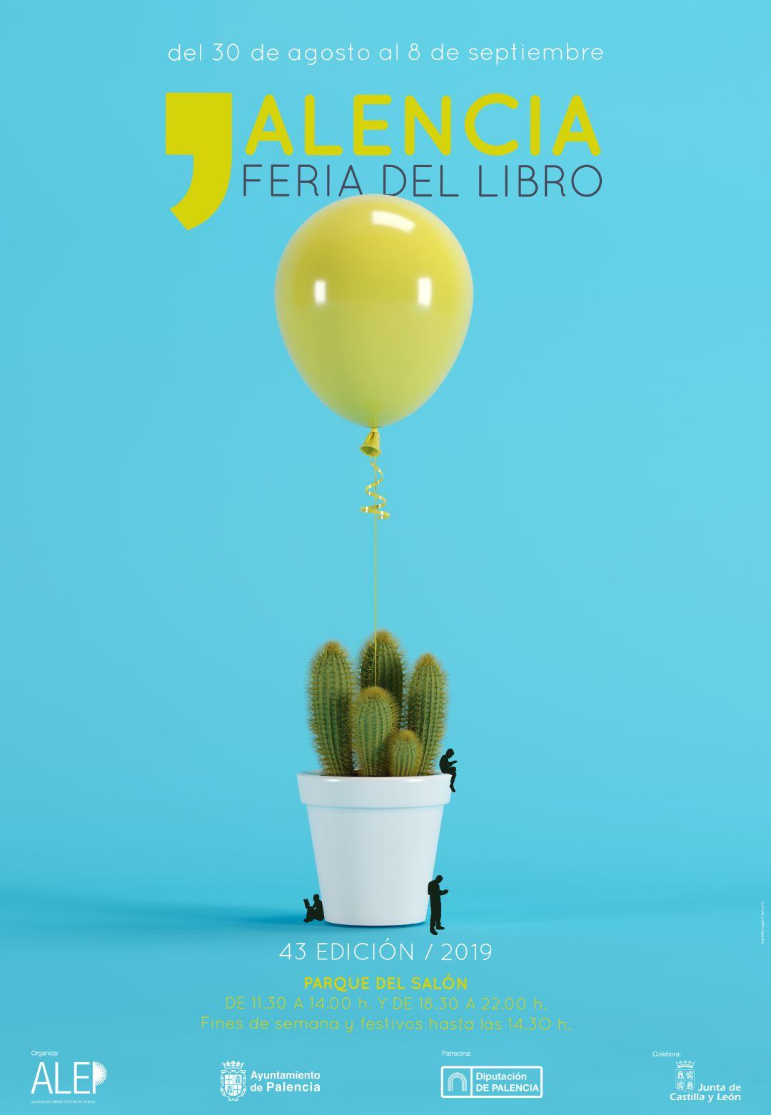 Cartel de la Feria del Libro de Palencia