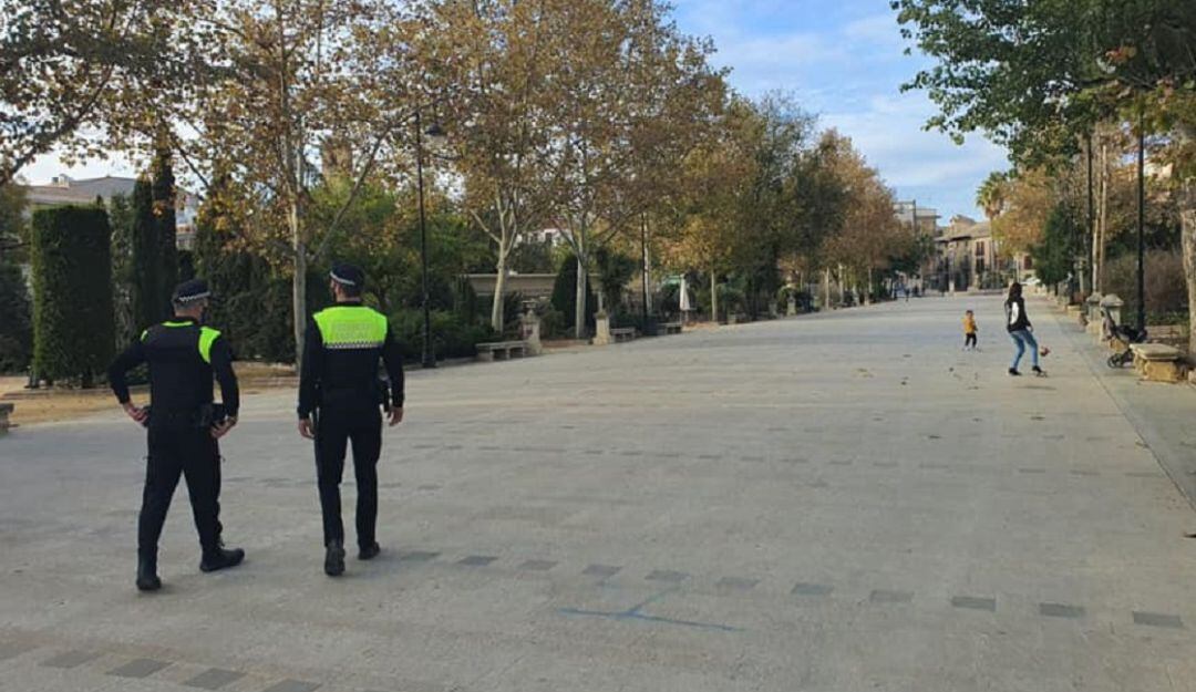 Agentes de la policía local de Alcalá la Real