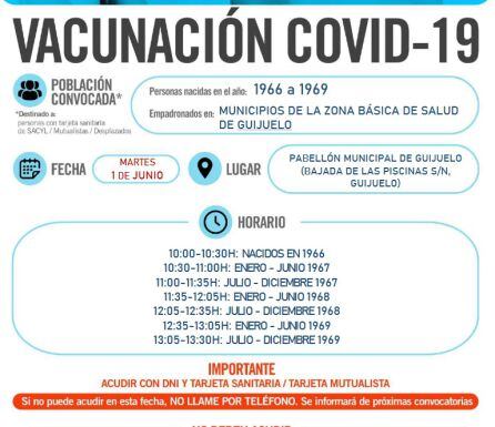 Información del proceso de vacunación en Guijuelo
