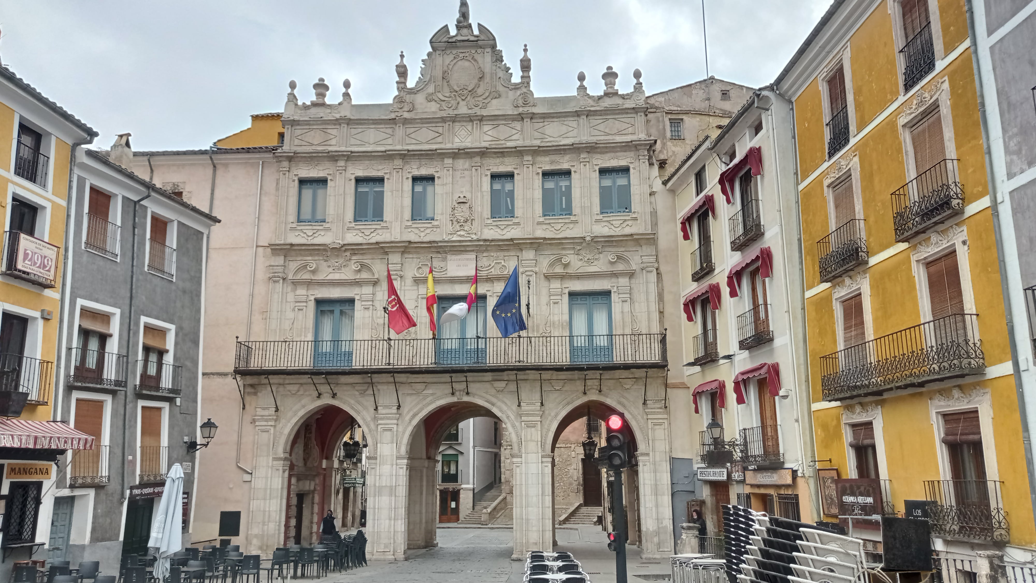 Fachada del Ayuntamiento de Cuenca