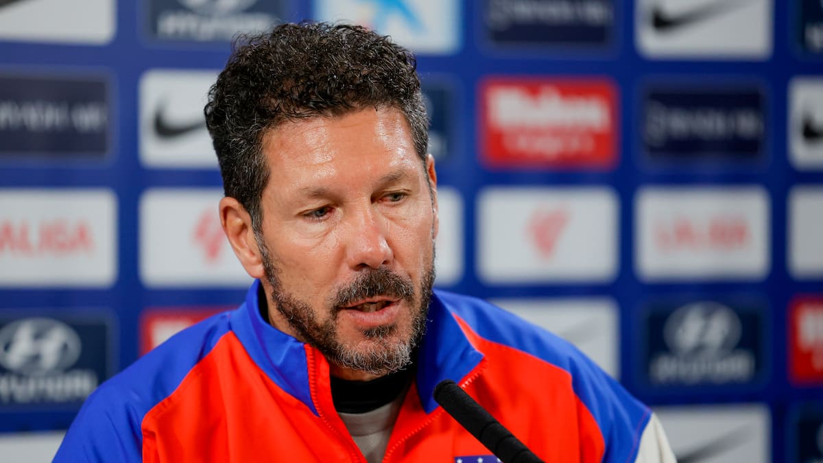 Simeone: "Barcelona y Madrid tienen la historia, nosotros somos crecimiento puro"