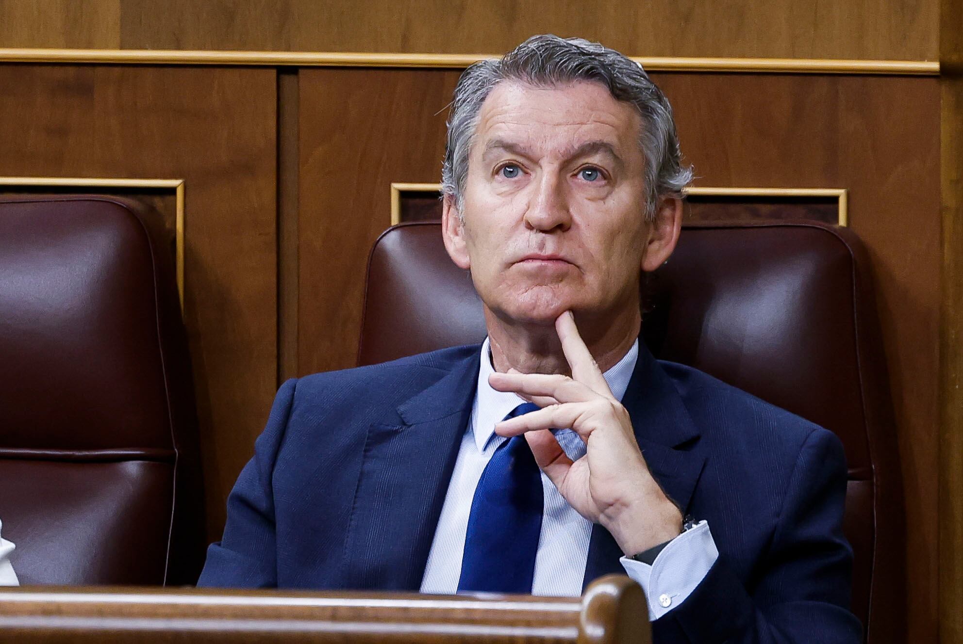 El líder del PP, Alberto Núñez Feijóo