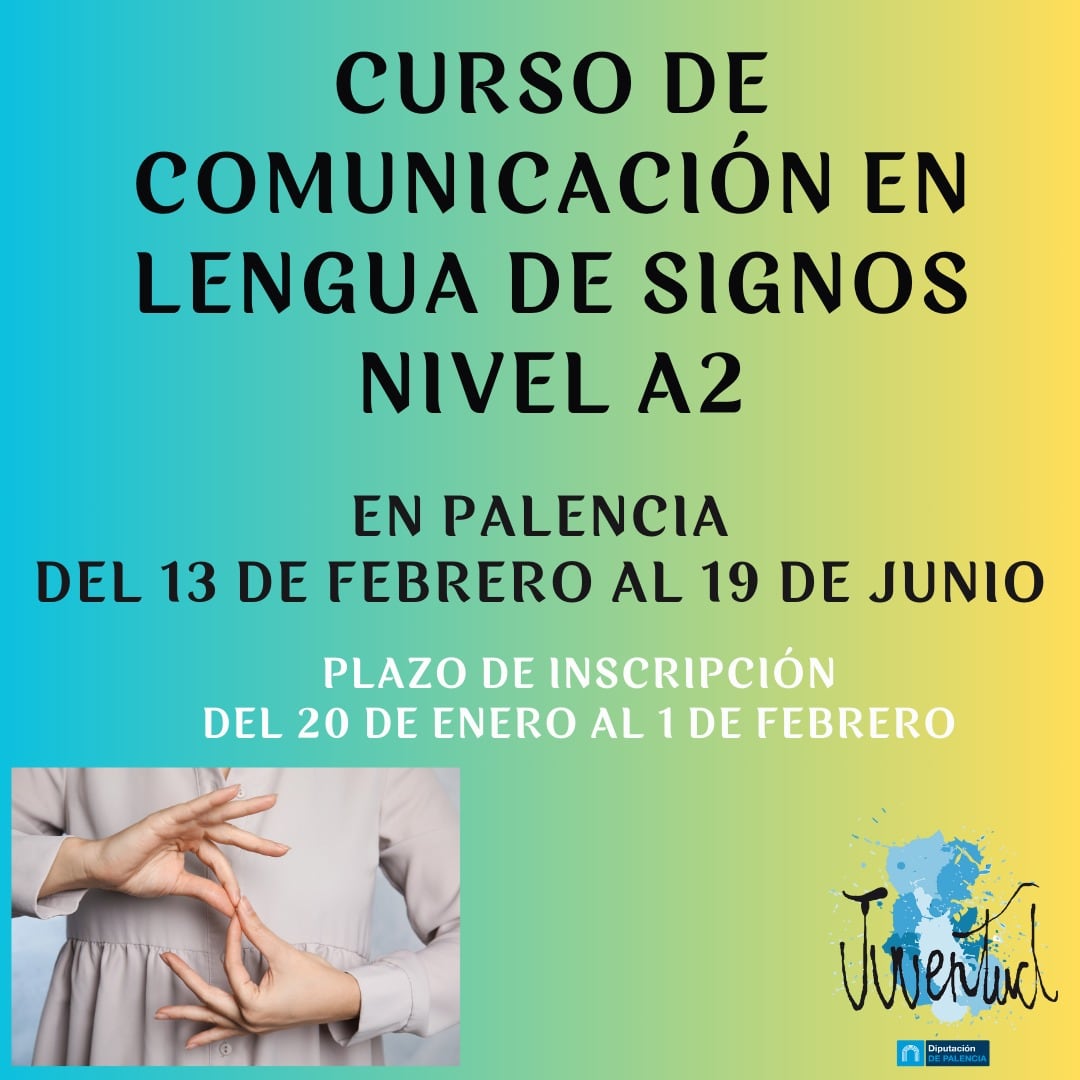 La Diputación ofrece un curso de Comunicación de Lengua de Signos Española