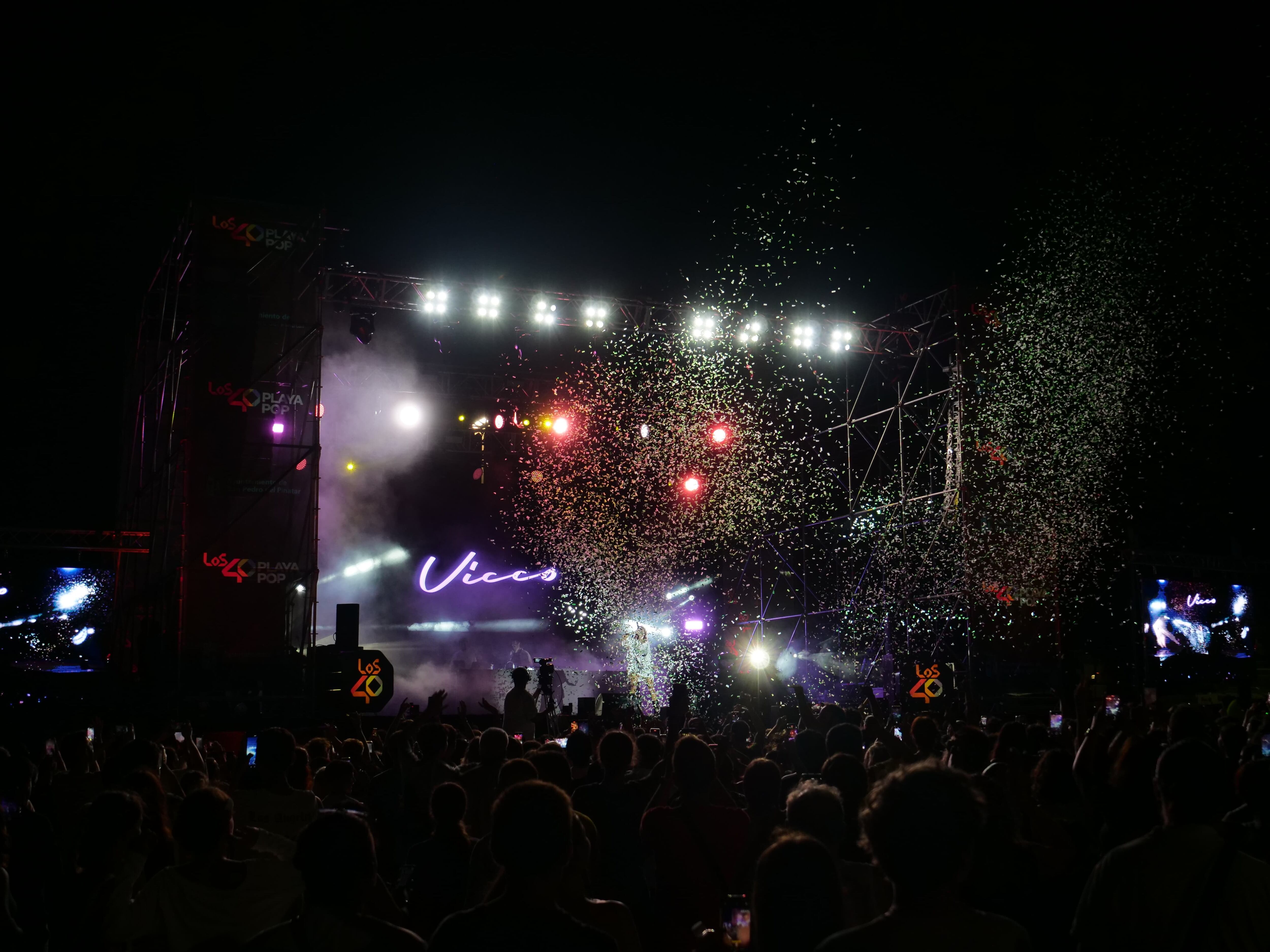 Escenario de Los40 Playa Pop