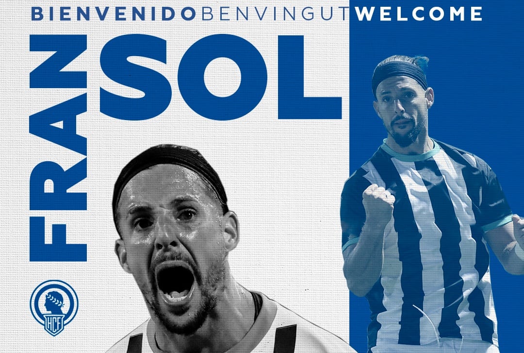 Anuncio del Hércules del delantero Fran Sol - HFC