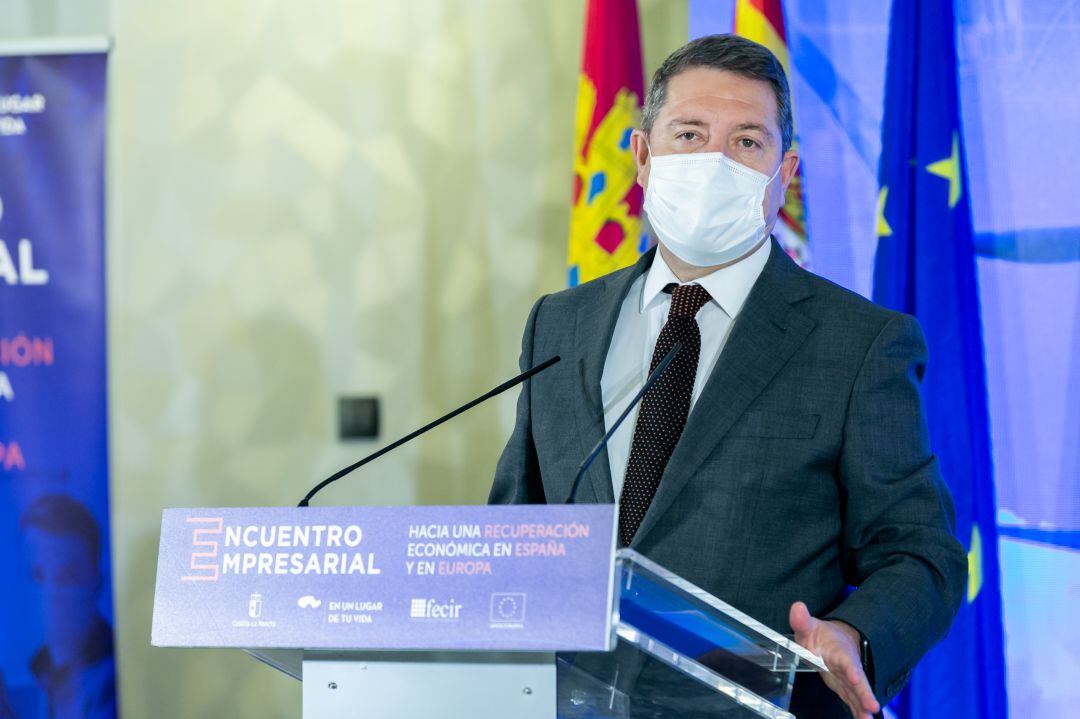 El presidente de Castilla-La Mancha ha participado en un foro con empresarios de Ciudad Real 