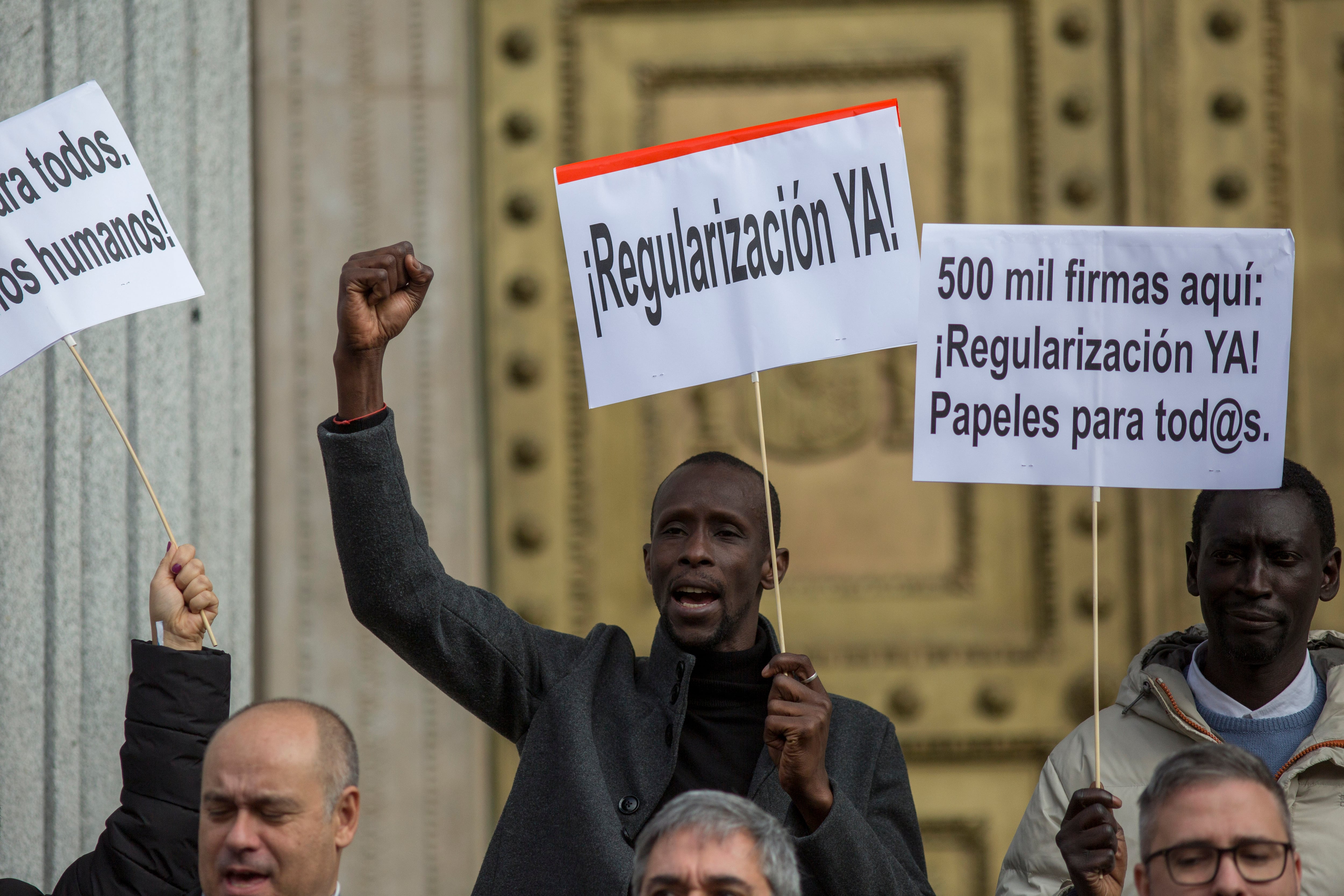 El secretario de Antirracismo de Podemos, Serigne Mbayé, en una imagen de archivo.