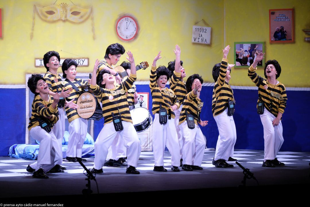 La actuación de Los Purry Baby's durante su primera semifinal en el COAC 2020