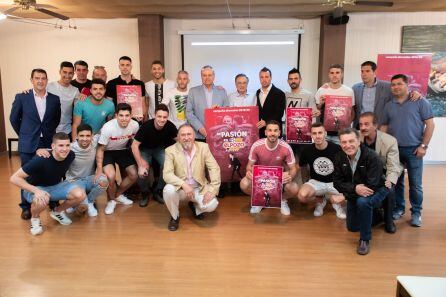 La plantilla de ElPozo Murcia en la presentación de la campaña de abonos