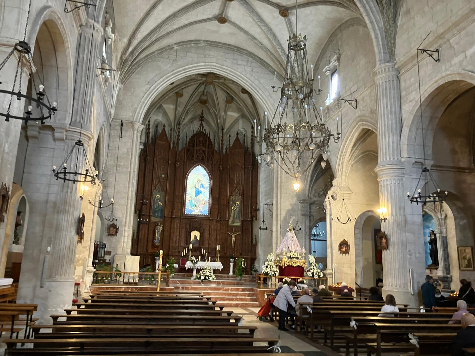 La Morenica, en la Iglesia de Santa María