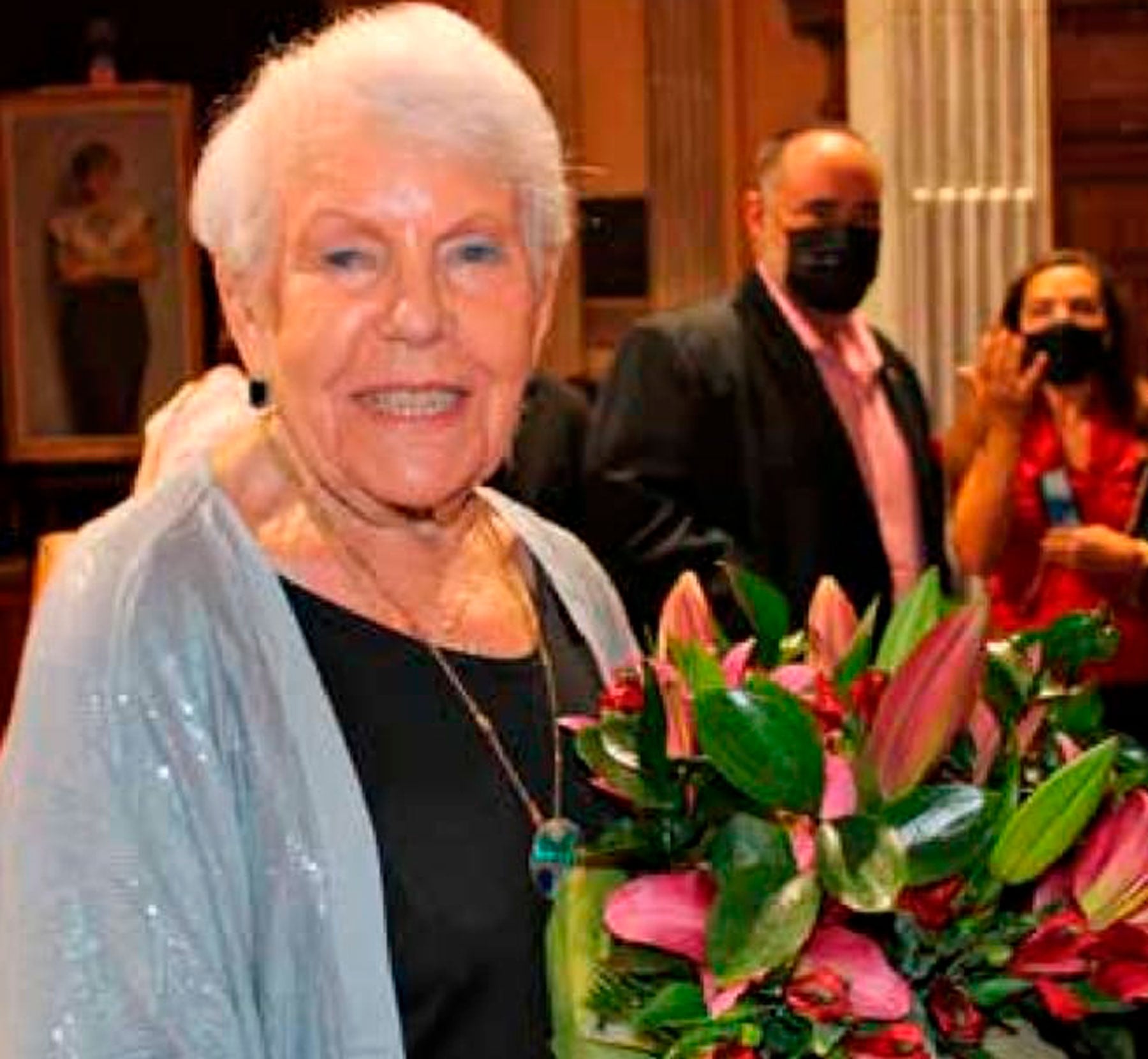 Pepa Botella, en una imagen reciente en un homenaje de Bolos Teatre