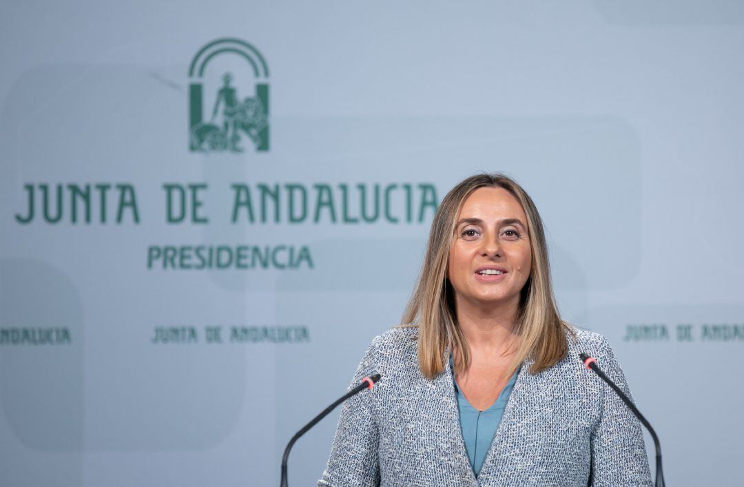 La consejera de Fomento, Infraestructuras y Ordenación del Territorio, Marifrán Carazo.