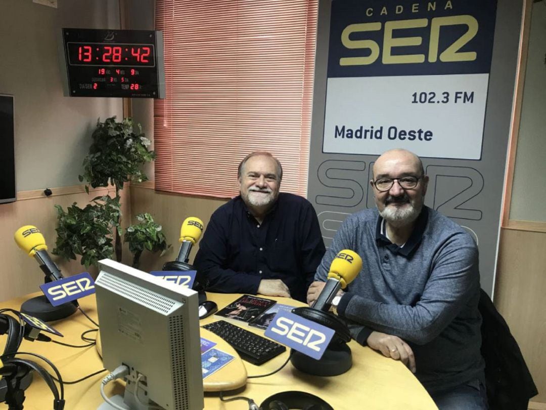 Los escritores Pepe Labad y Gonzalo Arjona