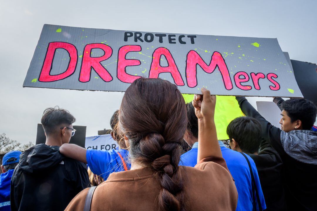 Manifestación de &#039;dreamers&#039; en EEUU.