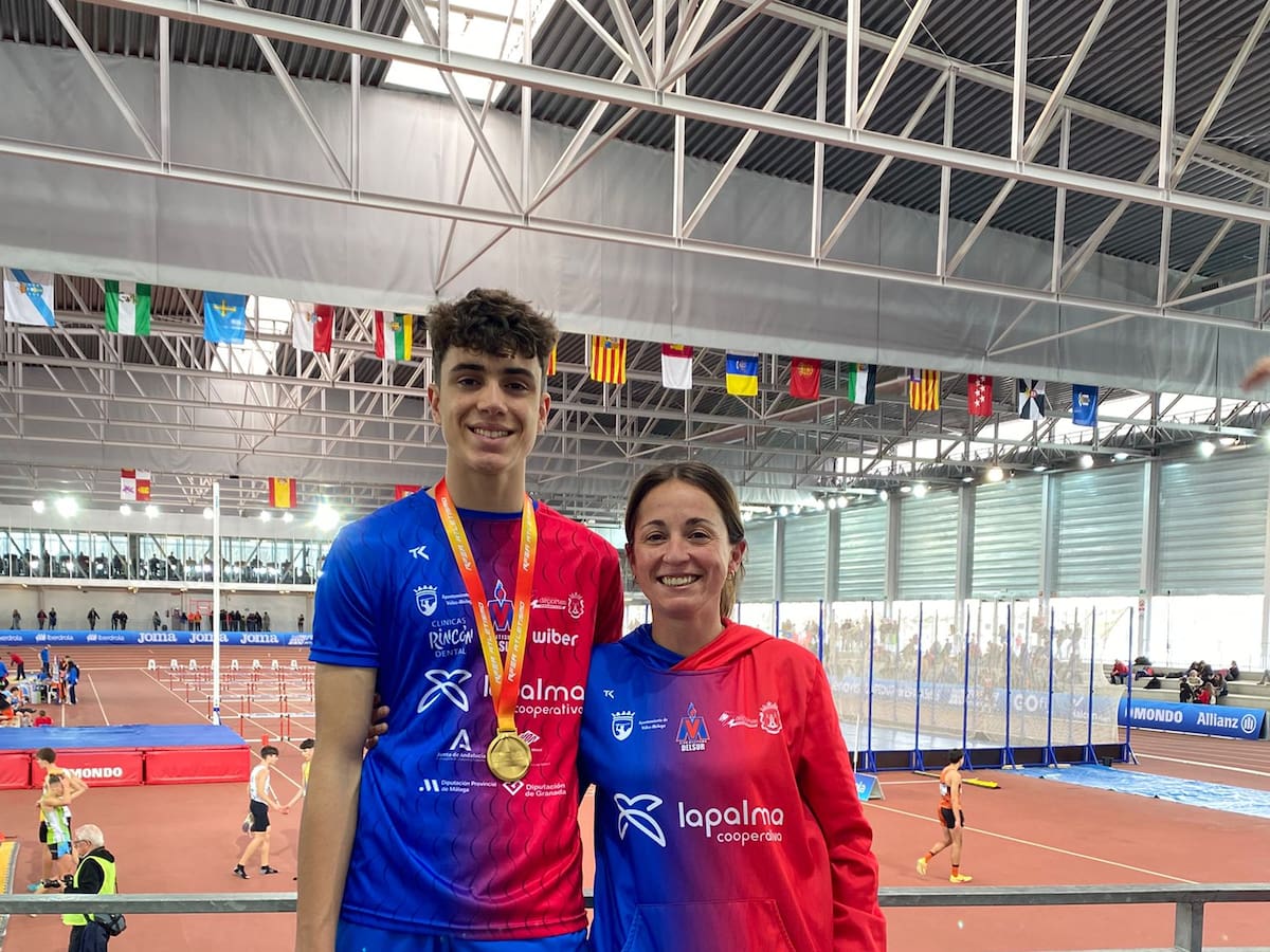 Héctor García del Club Atletismo Delsur – Cooperativa La Palma Campeón de España sub16