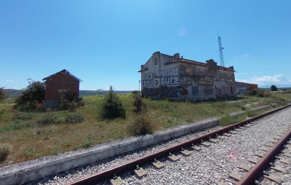 Estación del tren en Maderuelo