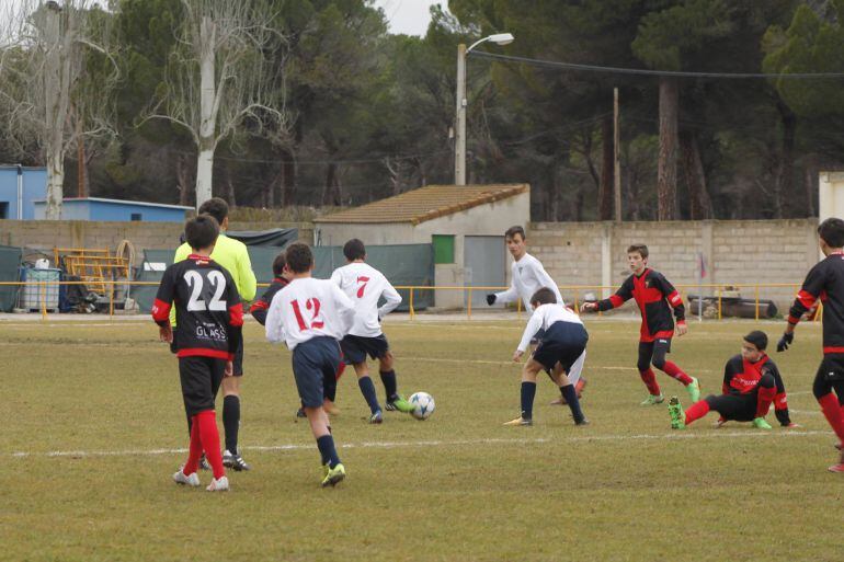 Plantilla del Infantil en la pasada jornada de liga