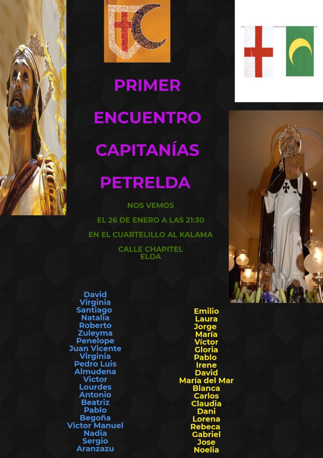 Tendrá lugar este sábado en el cuartelillo eldense “Al-Kalama”