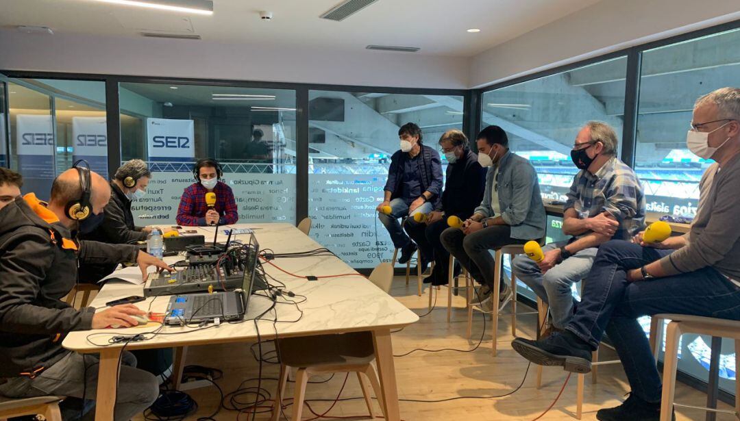 Imagen del palco 12 donde se hizo el programa especial