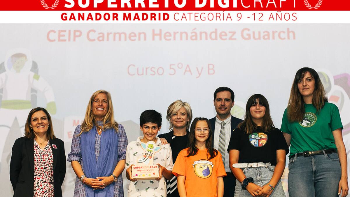 Entrevista a María del Mar Álvarez Cascos, tutora de los alumnos ganadores de la Feria Digicraft, del colegio Carmen Hernández Guach de Tres Cantos