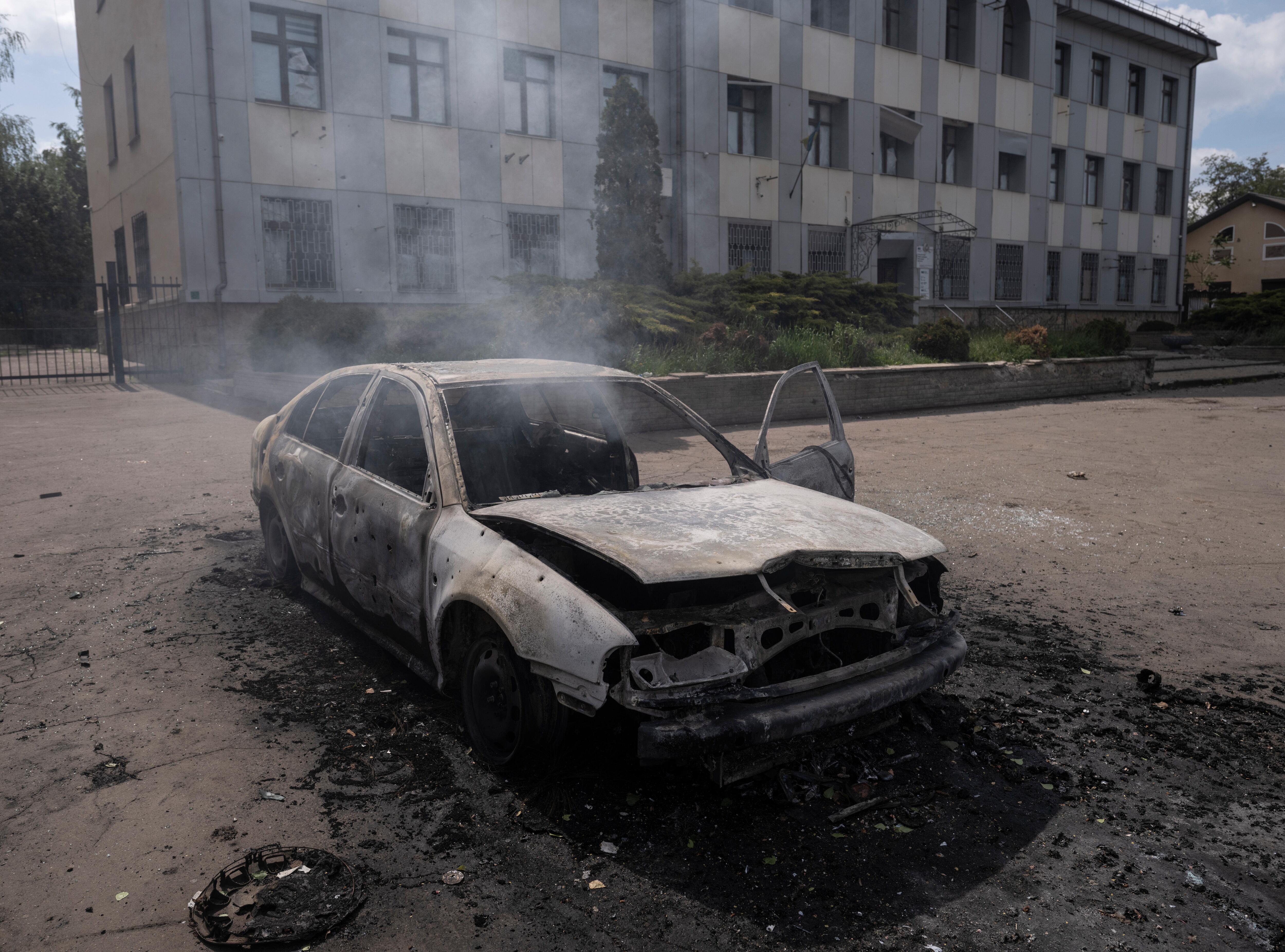 Rusia lanza uno de los mayores ataques desde que se inició la guerra en Ucrania, que deja dos muertos y varios heridos este domingo. EFE/EPA/UKRAINE&#039;S 93RD MECHANIZED BRIGADE PRESS SERVICE HANDOUT