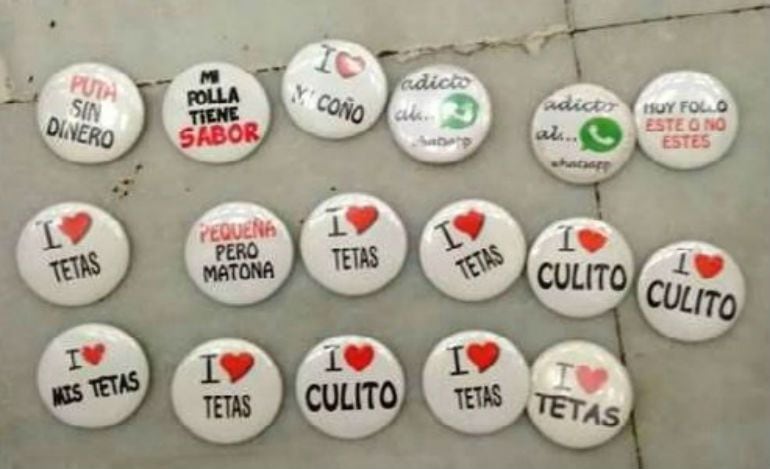 Chapas incautadas