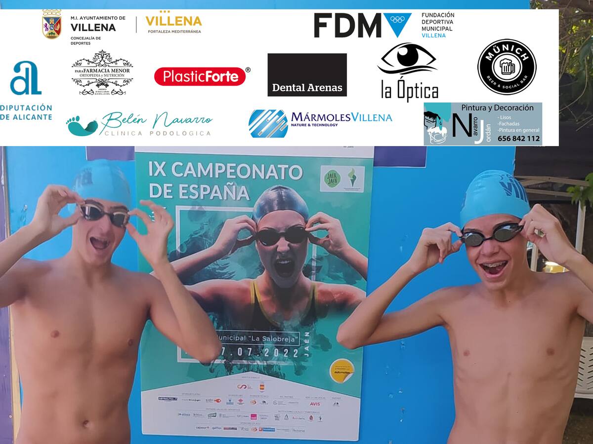 El Club Natación Villena, entre los 20 primeros clubes de España