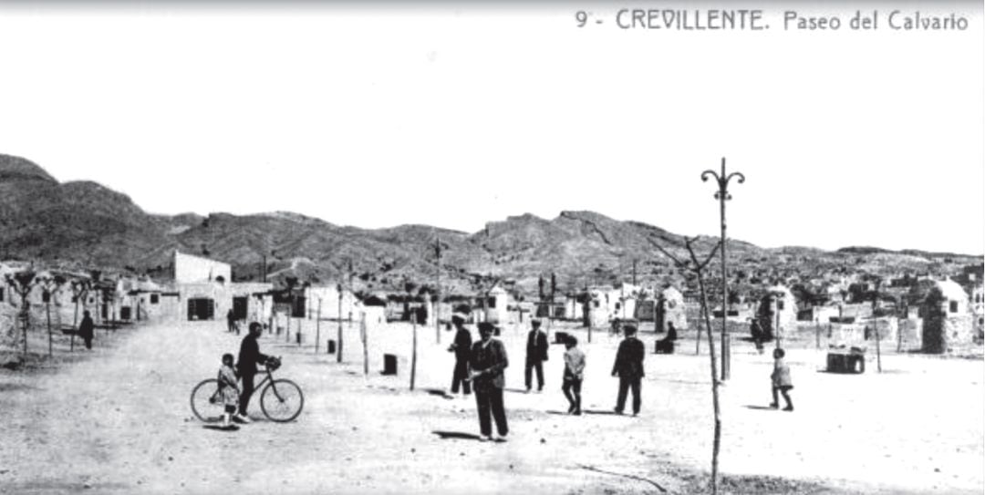 Foto del Paseo del calvario cedida al ayuntamiento por Agustín y Ramón Hurtado,