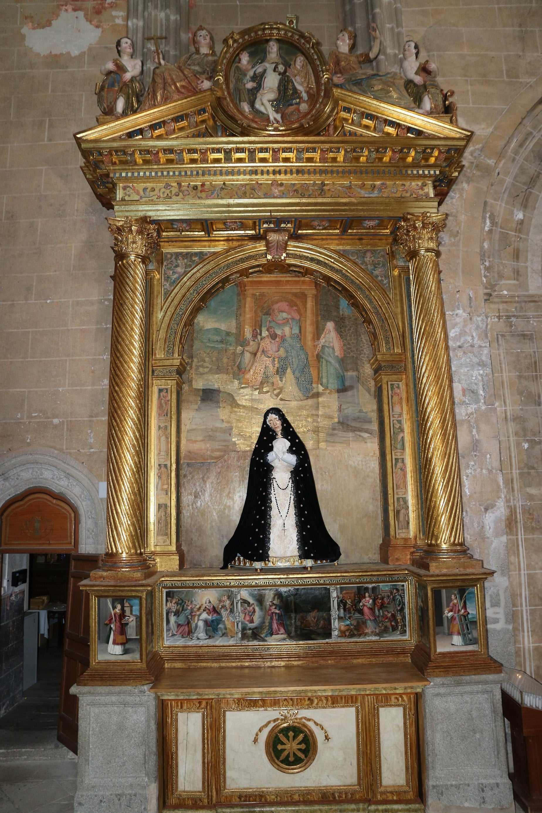 RETABLO VIRGEN DE LA SOLEDAD, VILLACASTÍN