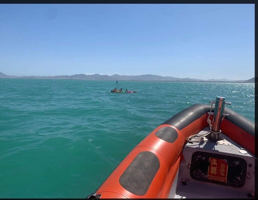 Rescate de 3 menores y un adulto en aguas del Mar Menor