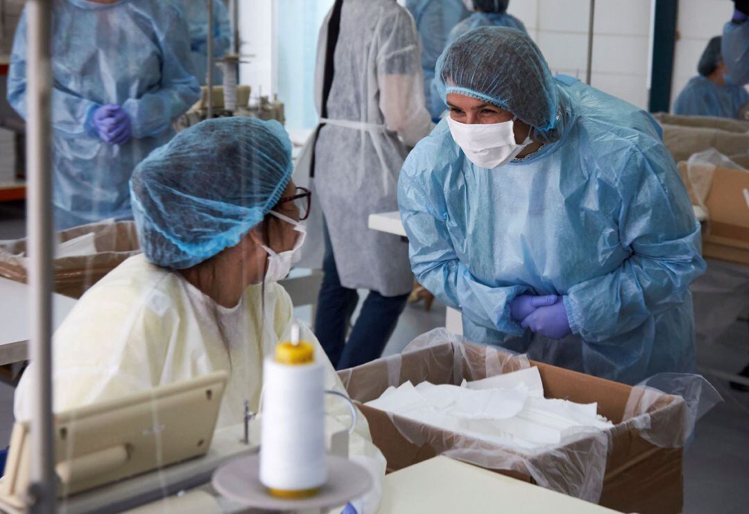 Producción de mascarillas