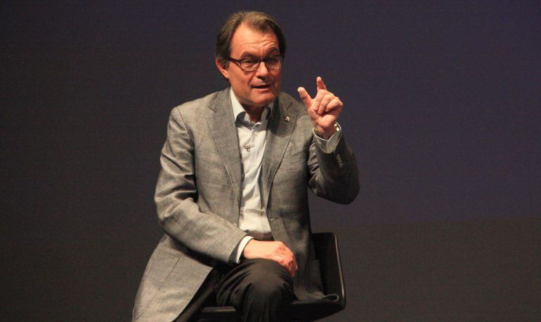 Artur Mas, durante una conversación con Iñaki Gabilondo en el espacio Barts de Barcelona